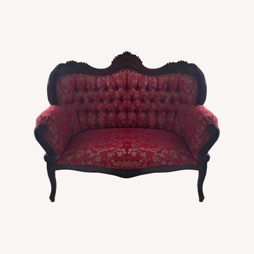 Used Vintage/Antique Finds Red Loveseat for sale on AptDeco