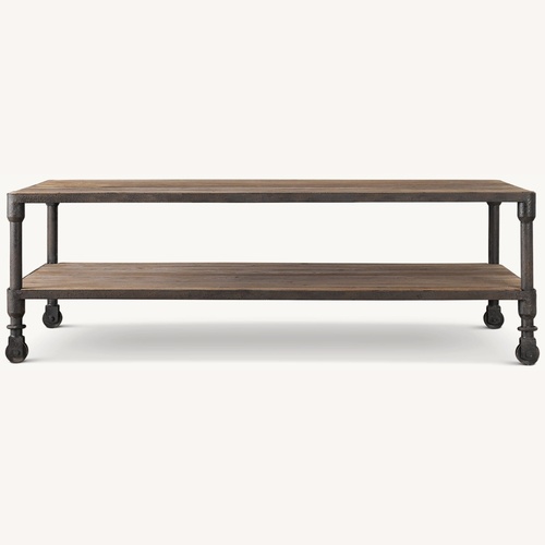 Used Restoration Hardware industrial Coffee Table for sale on AptDeco