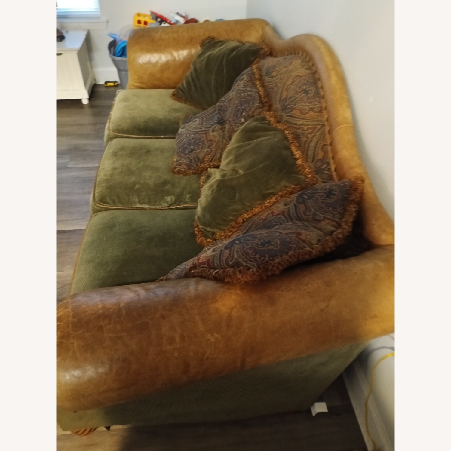 Dark Brown Chaise Lounge - image-1
