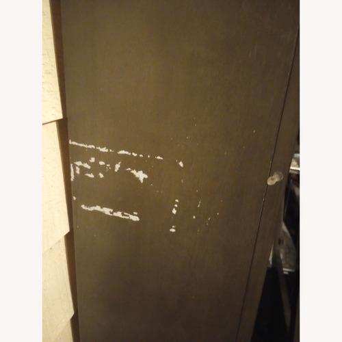 Used Glory Furniture Dark Brown Wood Queen Bed for sale on AptDeco