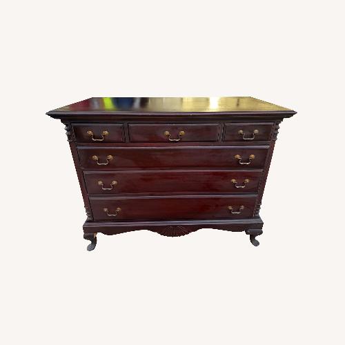 Used Vintage Mahogany Chippendale Style 6-Drawer for sale on AptDeco