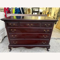 Vintage Mahogany Chippendale Style 6-Drawer