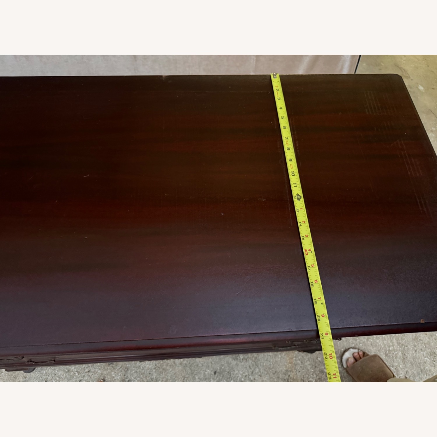 Vintage Mahogany Chippendale Style 6-Drawer - image-3