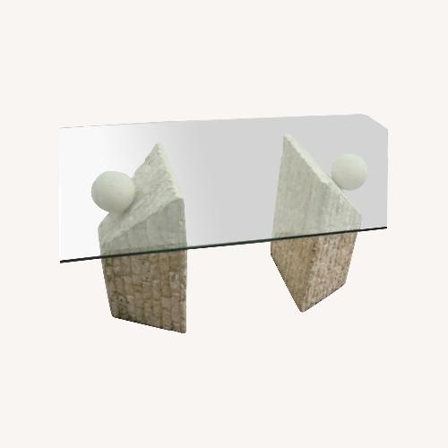 Used Vintage/Antique White Dining Table for sale on AptDeco