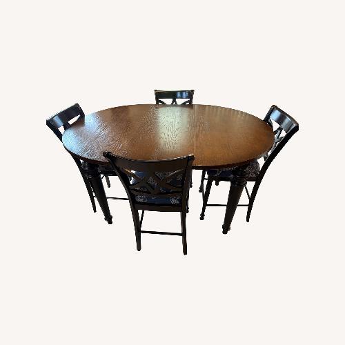 Used Bassett Dark Brown Wood Dining Sets for sale on AptDeco