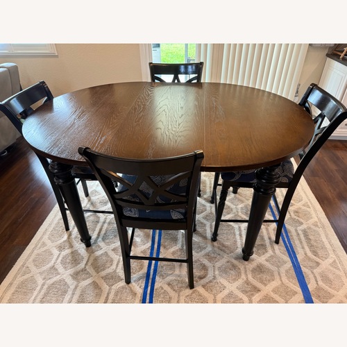 Used Bassett Dark Brown Wood Dining Sets for sale on AptDeco