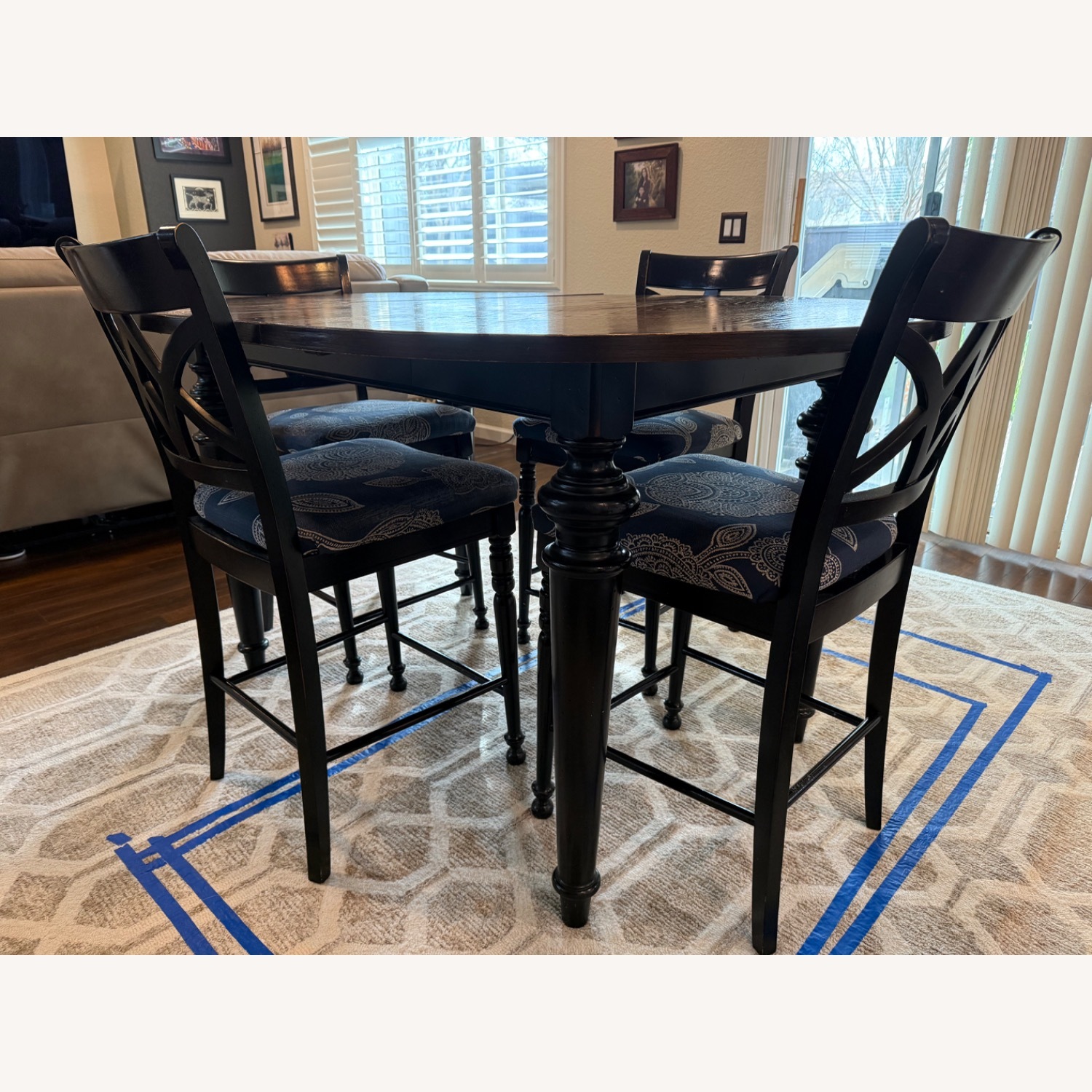 Bassett Dark Brown Wood Dining Sets - image-1