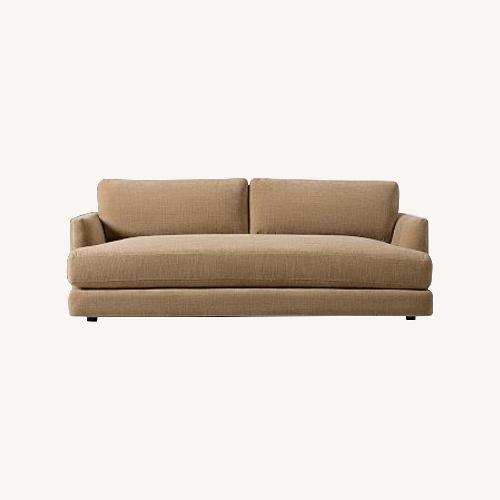 Used West Elm Haven Light Brown Chenille Sleeper Sofa for sale on AptDeco