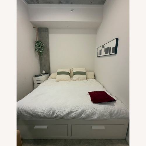 Used IKEA Brimnes White Guest Bed for sale on AptDeco