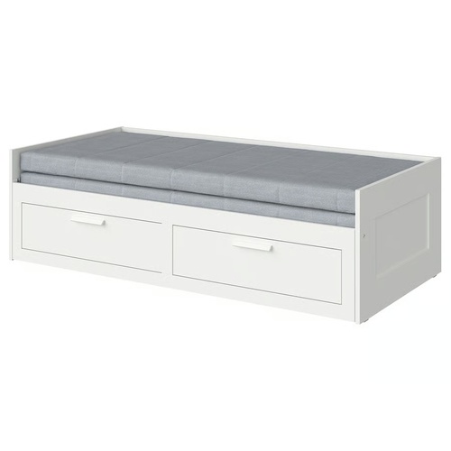 Used IKEA Brimnes White Guest Bed for sale on AptDeco