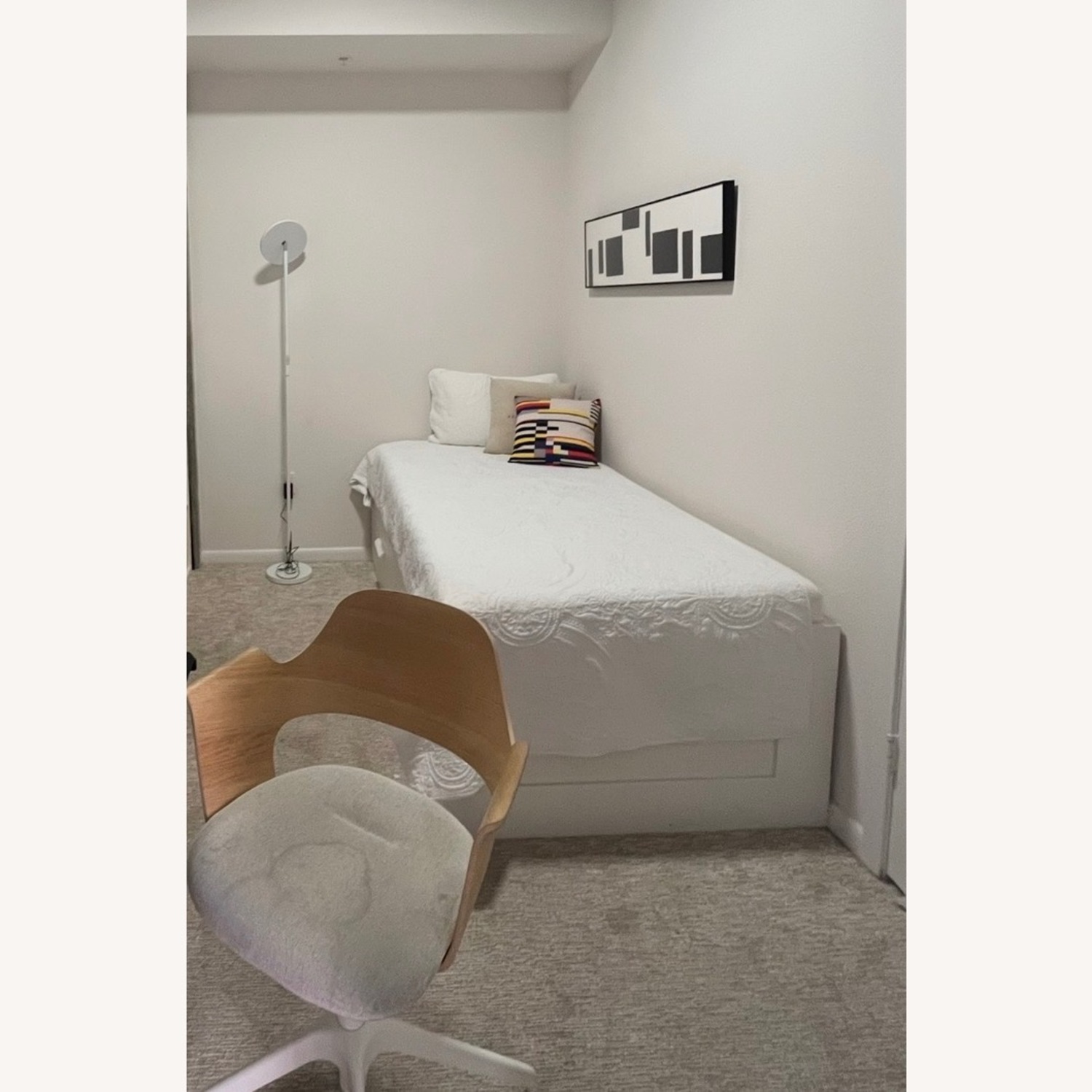 IKEA Brimnes White Guest Bed - image-3