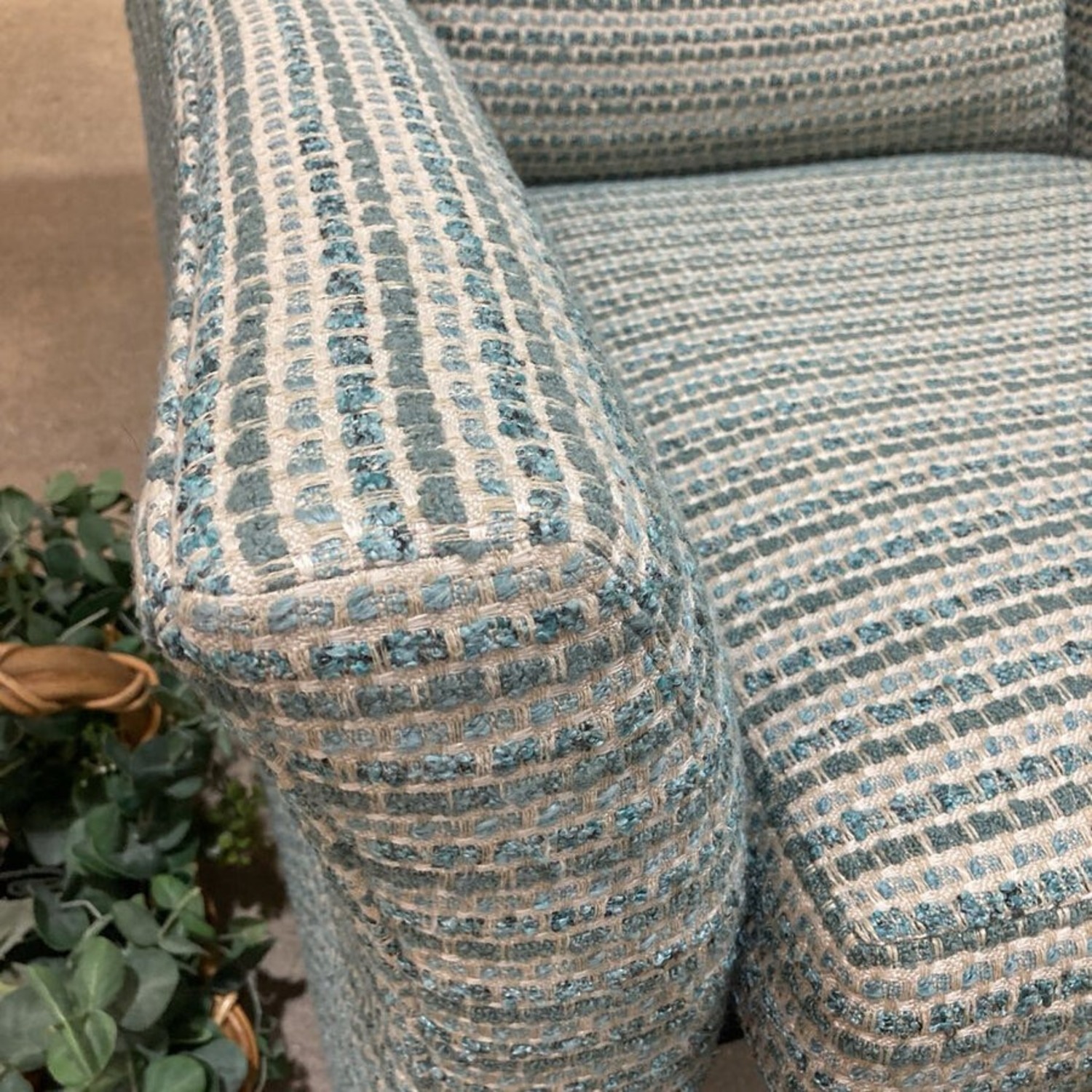 Century Custom Fabric Swivel Glider Recliner - image-7