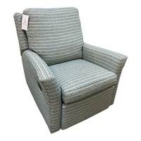 Century Custom Fabric Swivel Glider Recliner