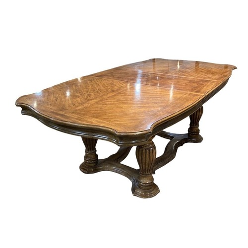 Used Traditional Solid Wood W Leaf Dining Table for sale on AptDeco