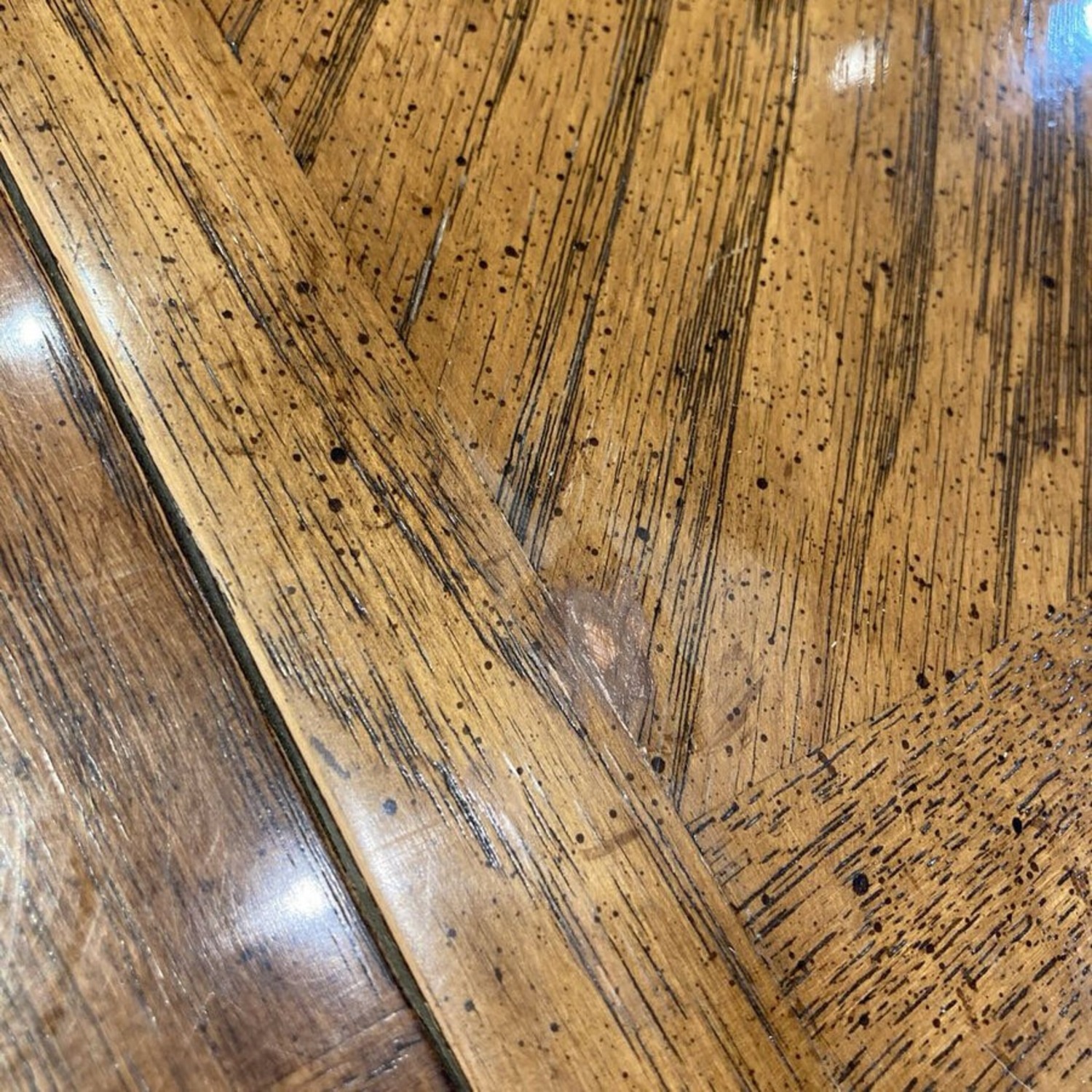 Traditional Solid Wood W Leaf Dining Table - image-6