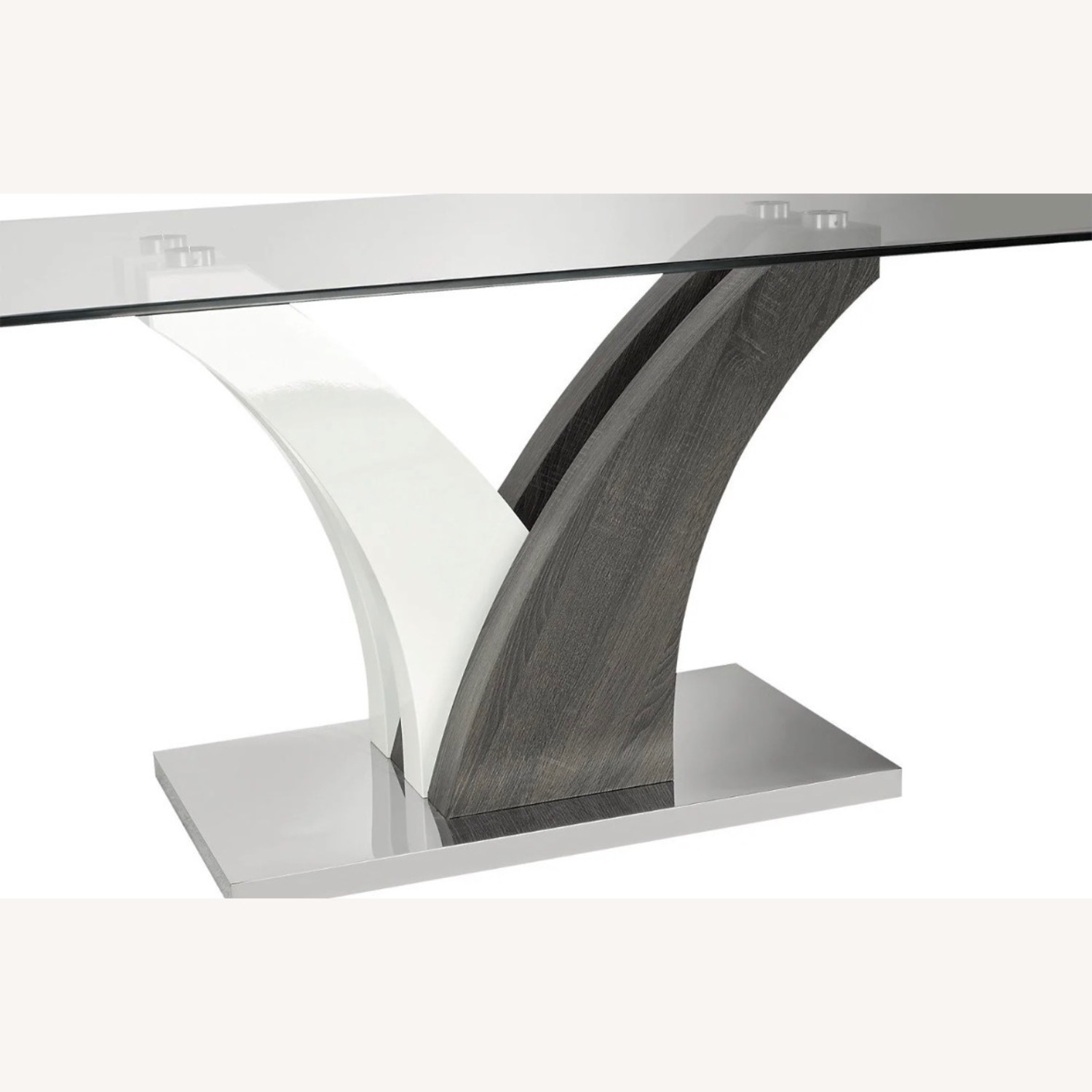 NYEESS Glass Dining Table Set for 6 - image-2