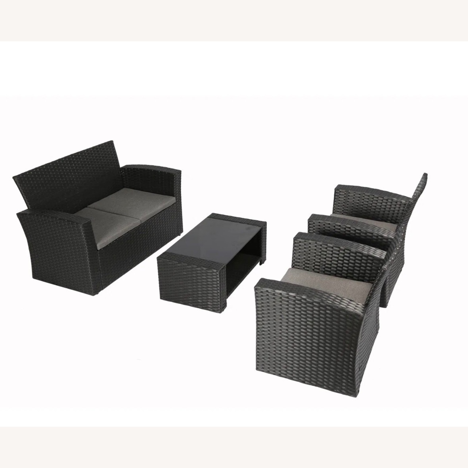 Wayfair Patio Furniture 4 Seater with 1 Table  - image-1