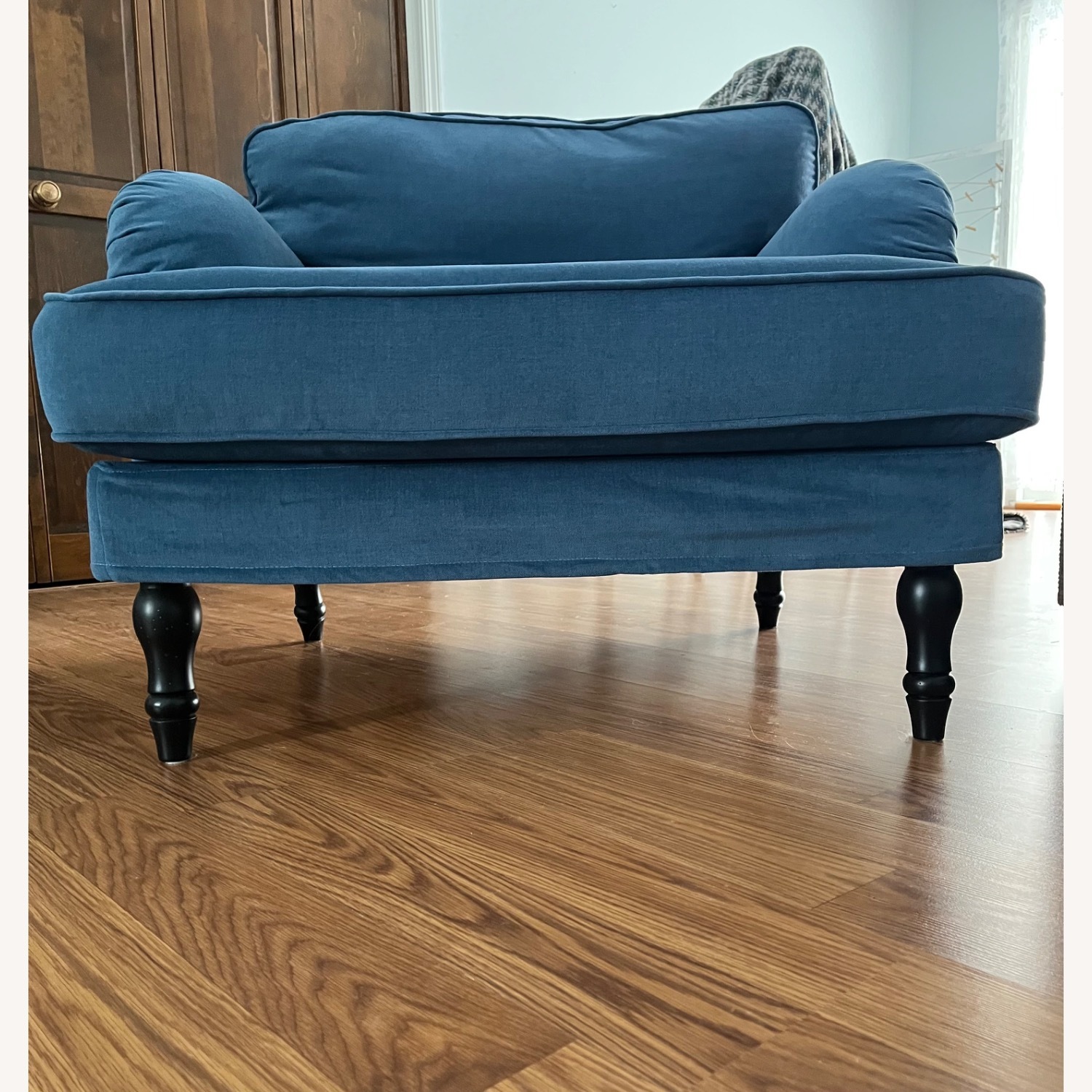 IKEA Stocksund Blue Armchair - image-4