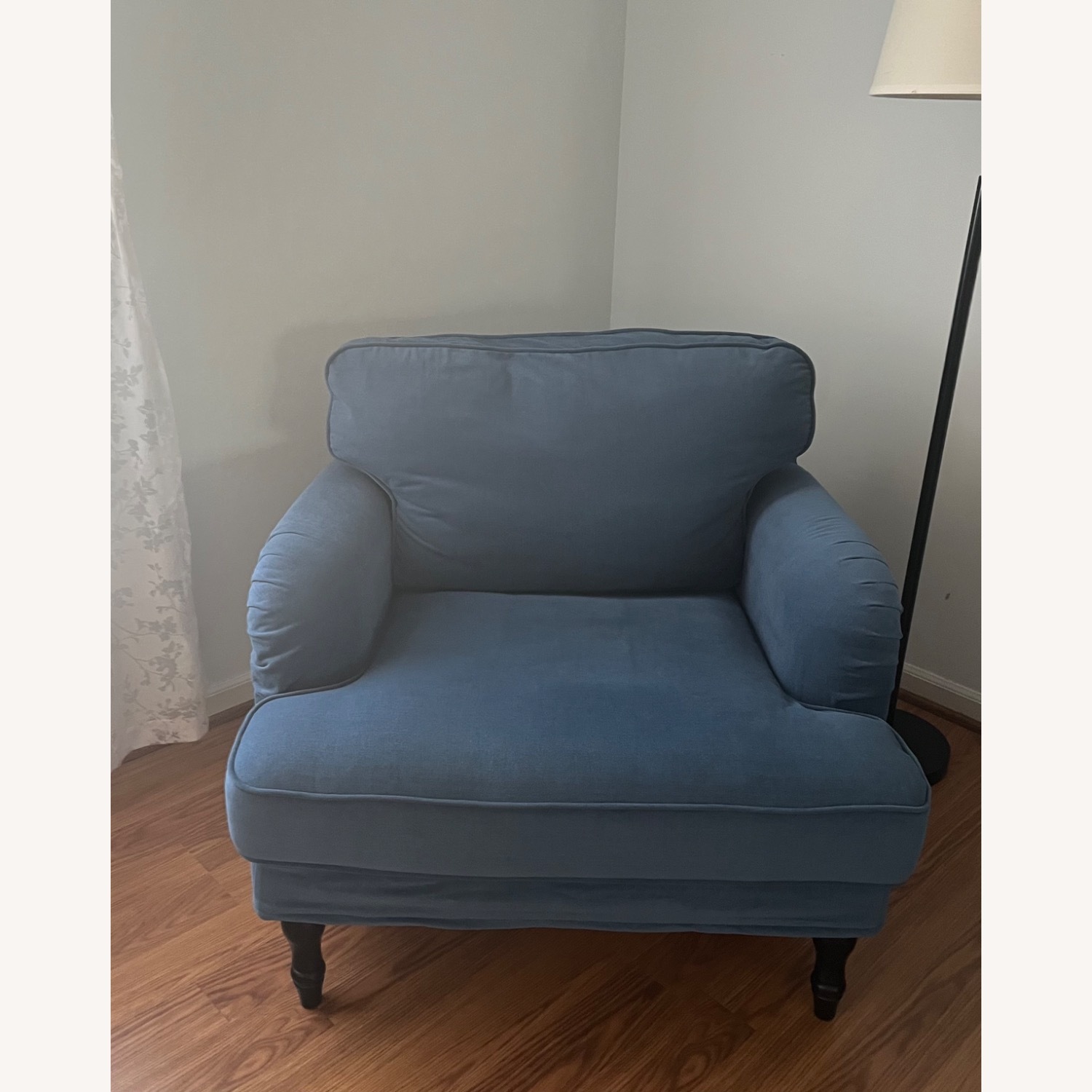 IKEA Stocksund Blue Armchair - image-8