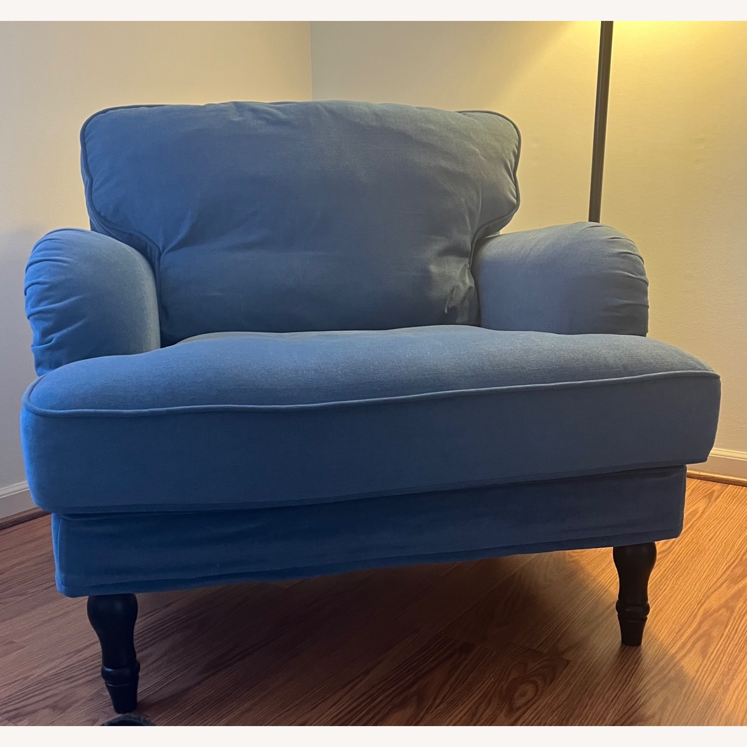 IKEA Stocksund Blue Armchair - image-9