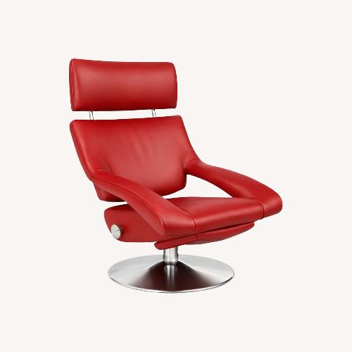 Used De Sede DS-255 Red Leather Armchair for sale on AptDeco