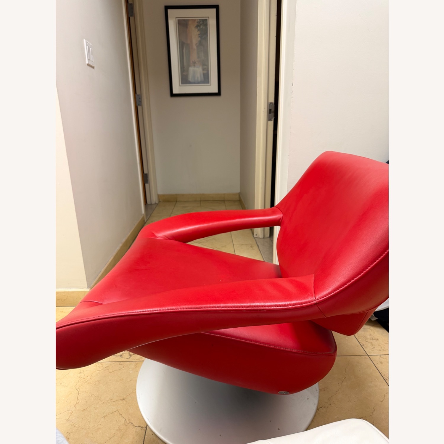 De Sede DS-255 Red Leather Armchair - image-3