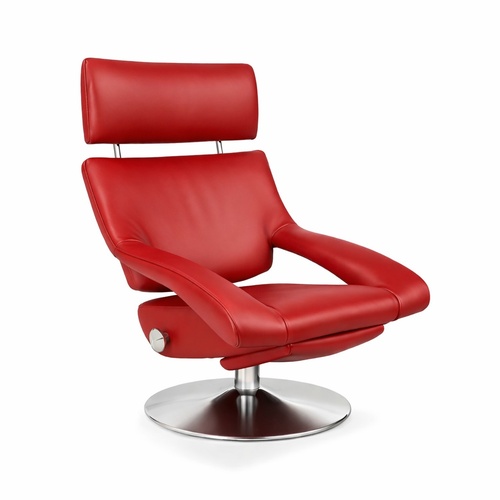 Used De Sede DS-255 Red Leather Armchair for sale on AptDeco