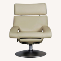 De Sede DS-255 White Leather Armchair