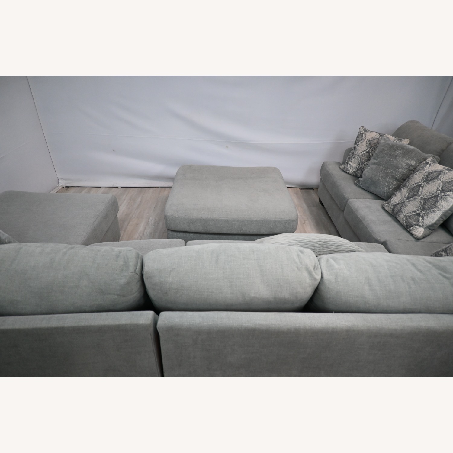 Ashley Furniture Sectional with Chaise and Ottoman - image-4