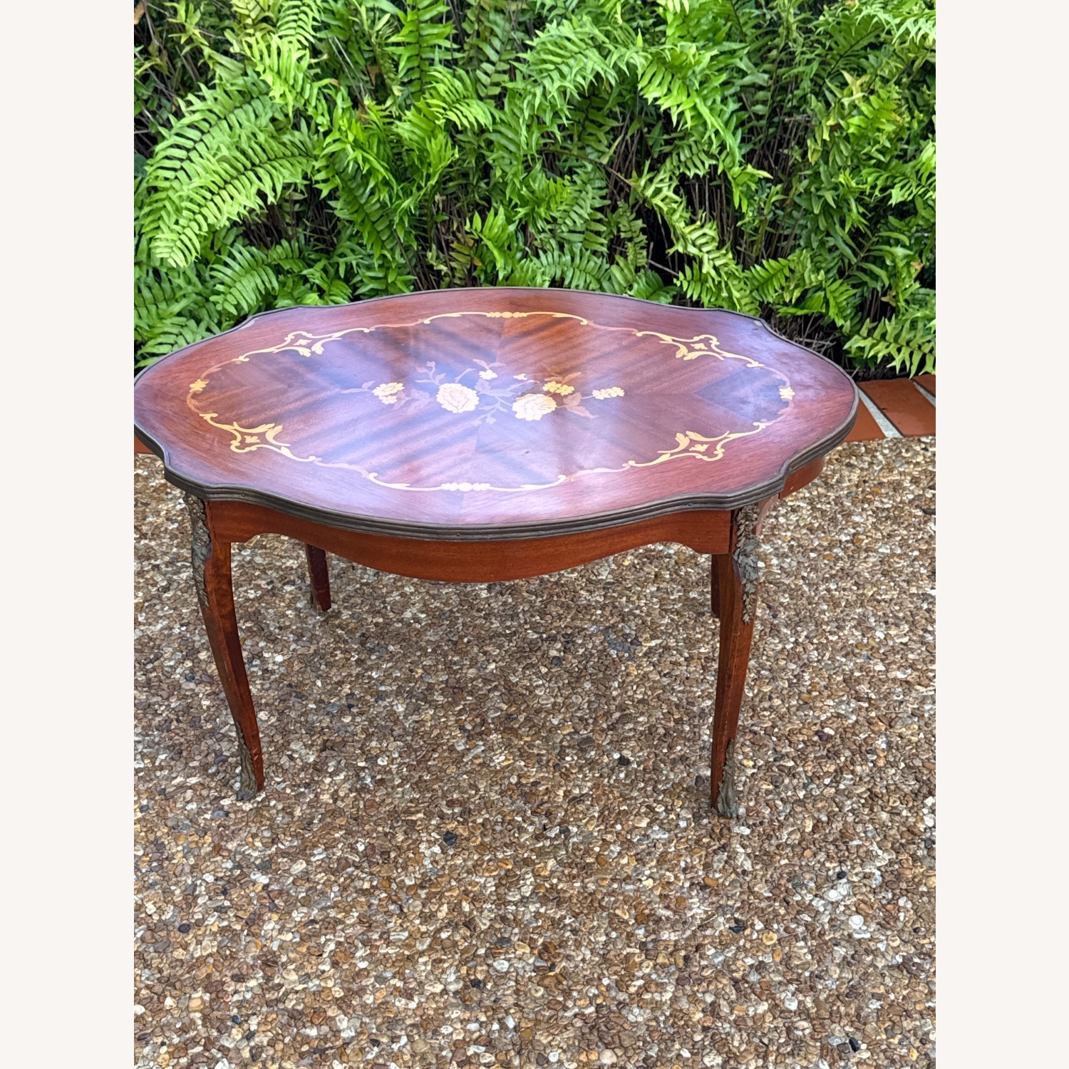 Antique Louis XV Style Coffee Table - image-2