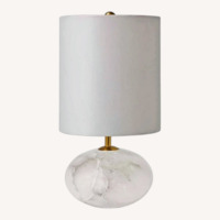Lumens Regina Andrew Alabaster Mini Orb Lamp