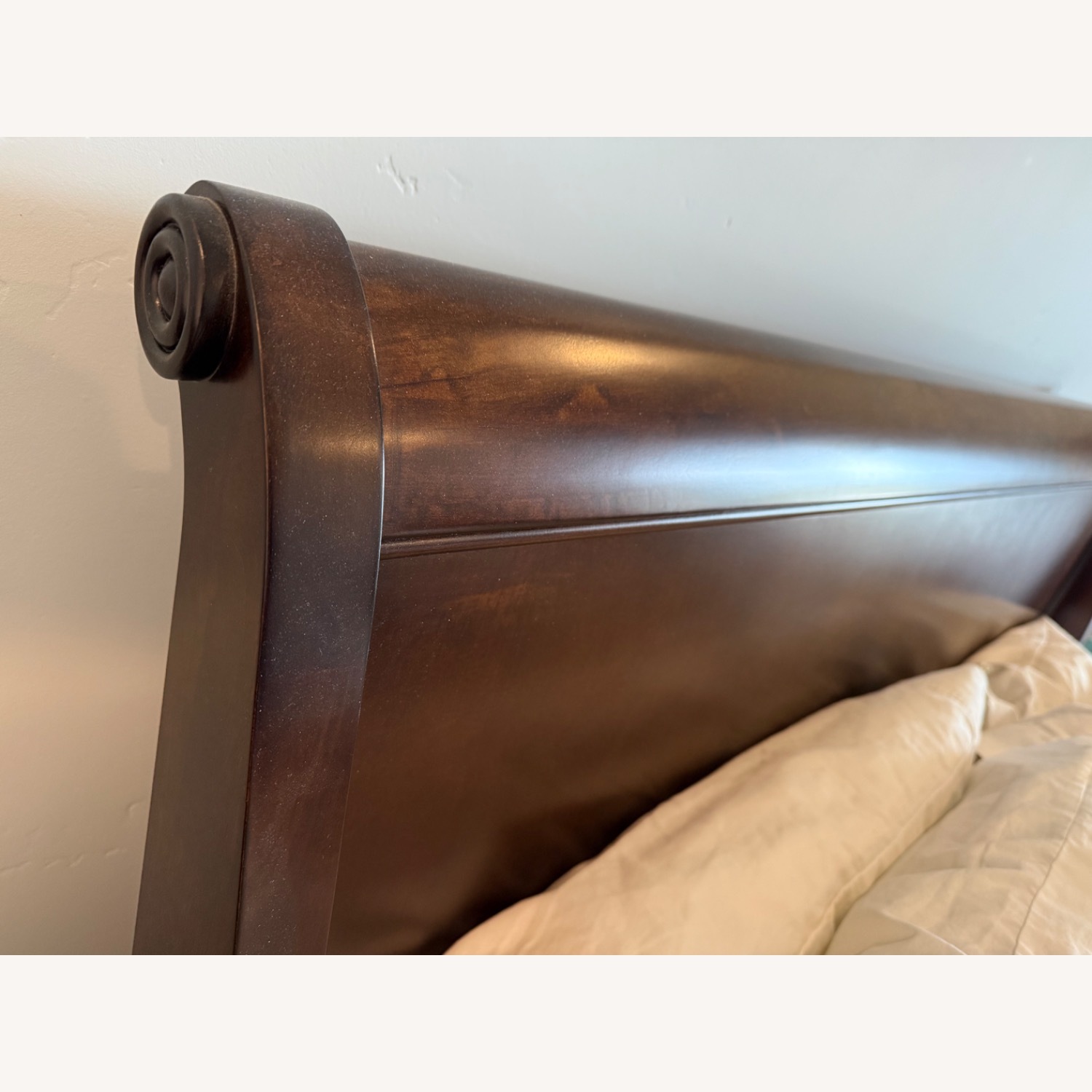 Abbyson Living Dark Brown Queen Sleigh Bed  - image-3