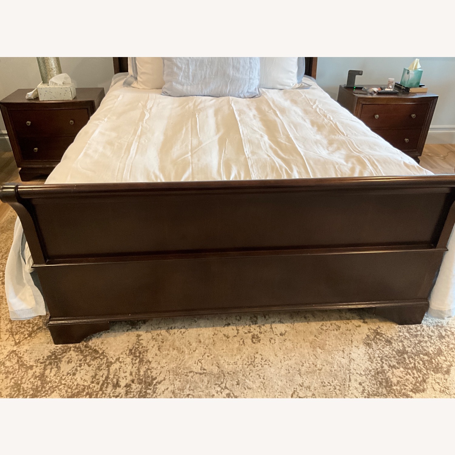 Abbyson Living Dark Brown Queen Sleigh Bed  - image-4