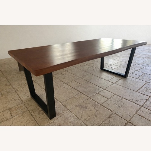 Used Modani  Dark Brown Wood Dining Table for sale on AptDeco