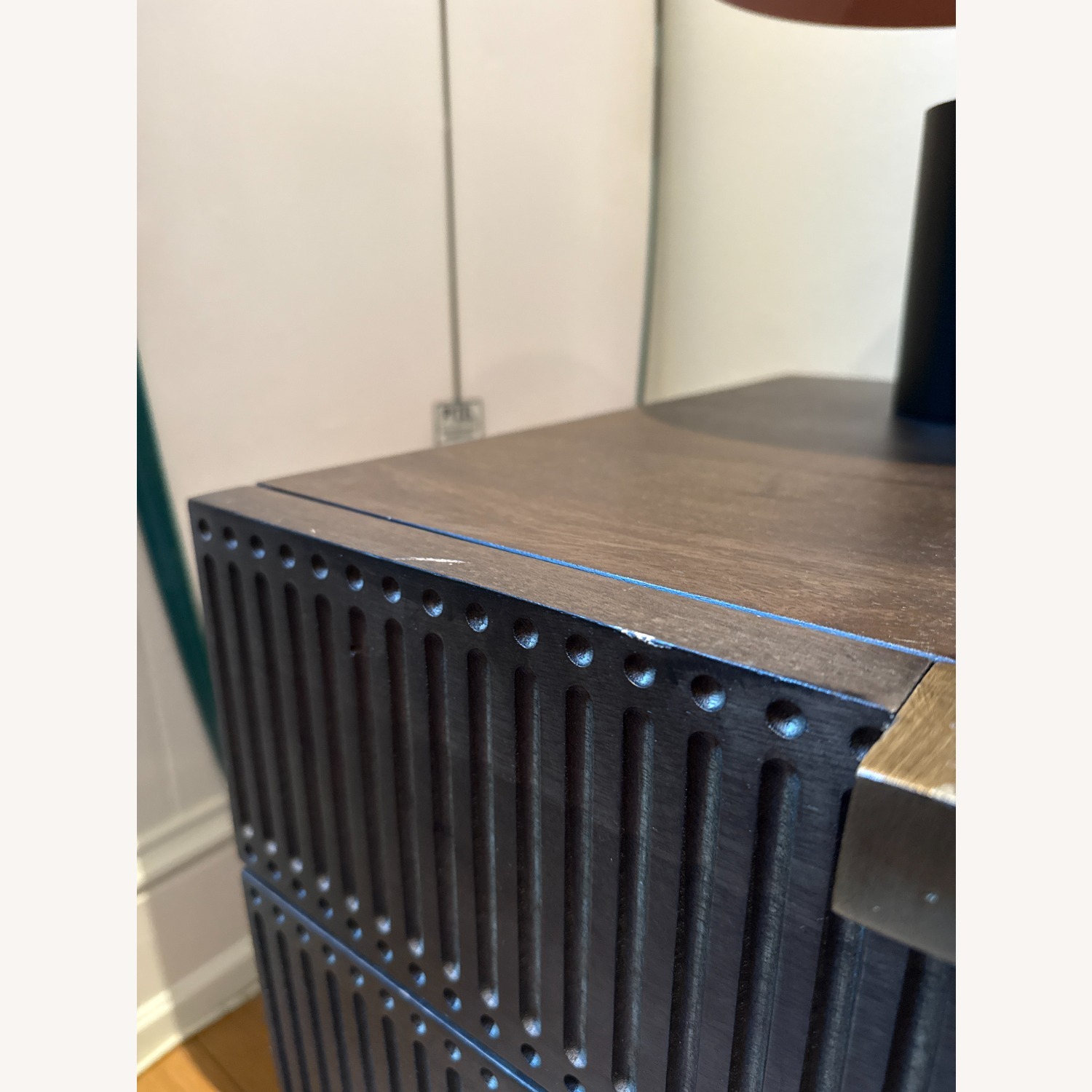 Dark Brown Wood Dresser - image-5