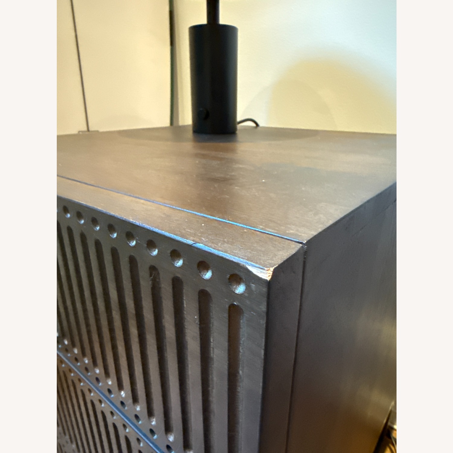 Dark Brown Wood Dresser - image-2