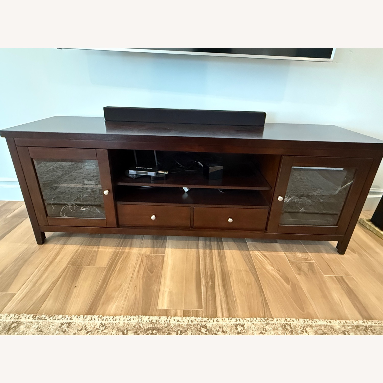 Abbyson Living Furniture Dark Brown Media Cabinet - image-2