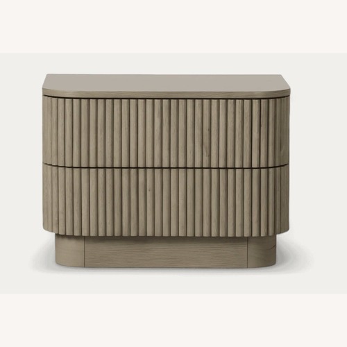 Used Oxford Nightstand Greige Oak for sale on AptDeco