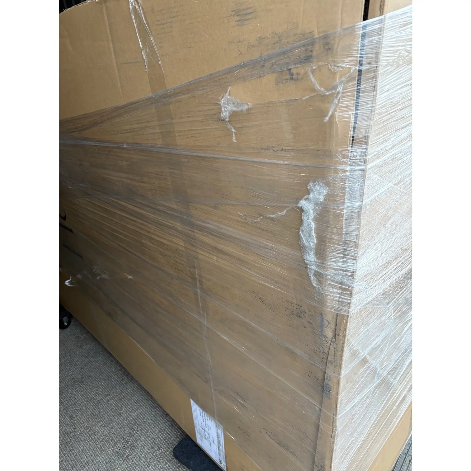 Byron Storage Cabinet Light Oak/Brass Accents - image-2