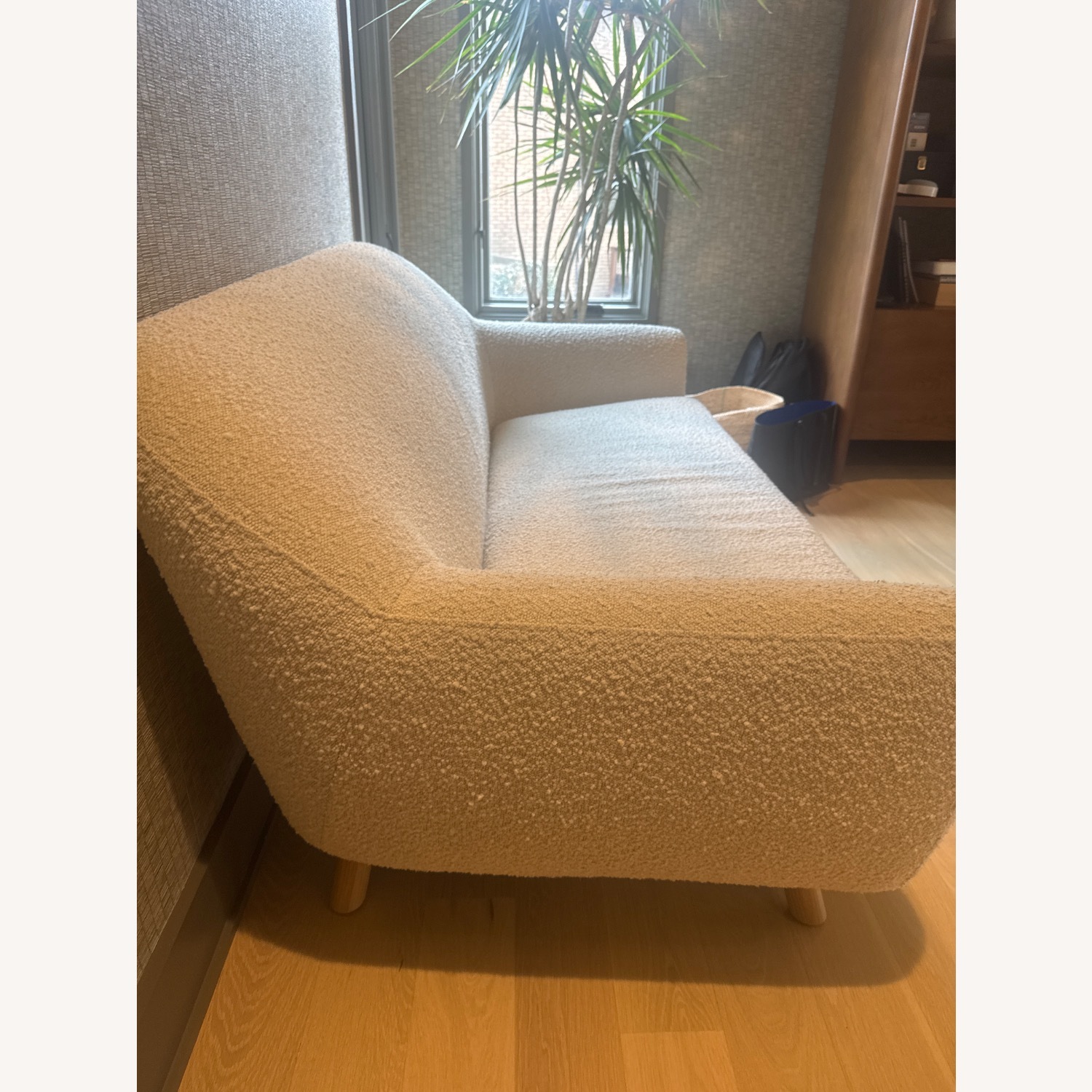 Article Gabriola White Boucle Loveseat - image-2