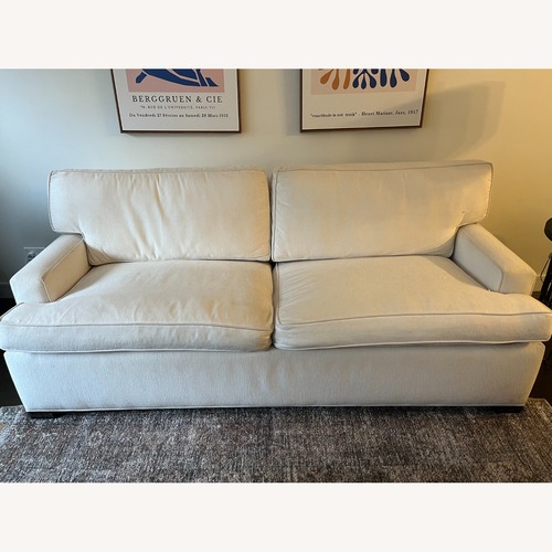 Used Ivory 2-Seater Pull Out Bed Sofa for sale on AptDeco