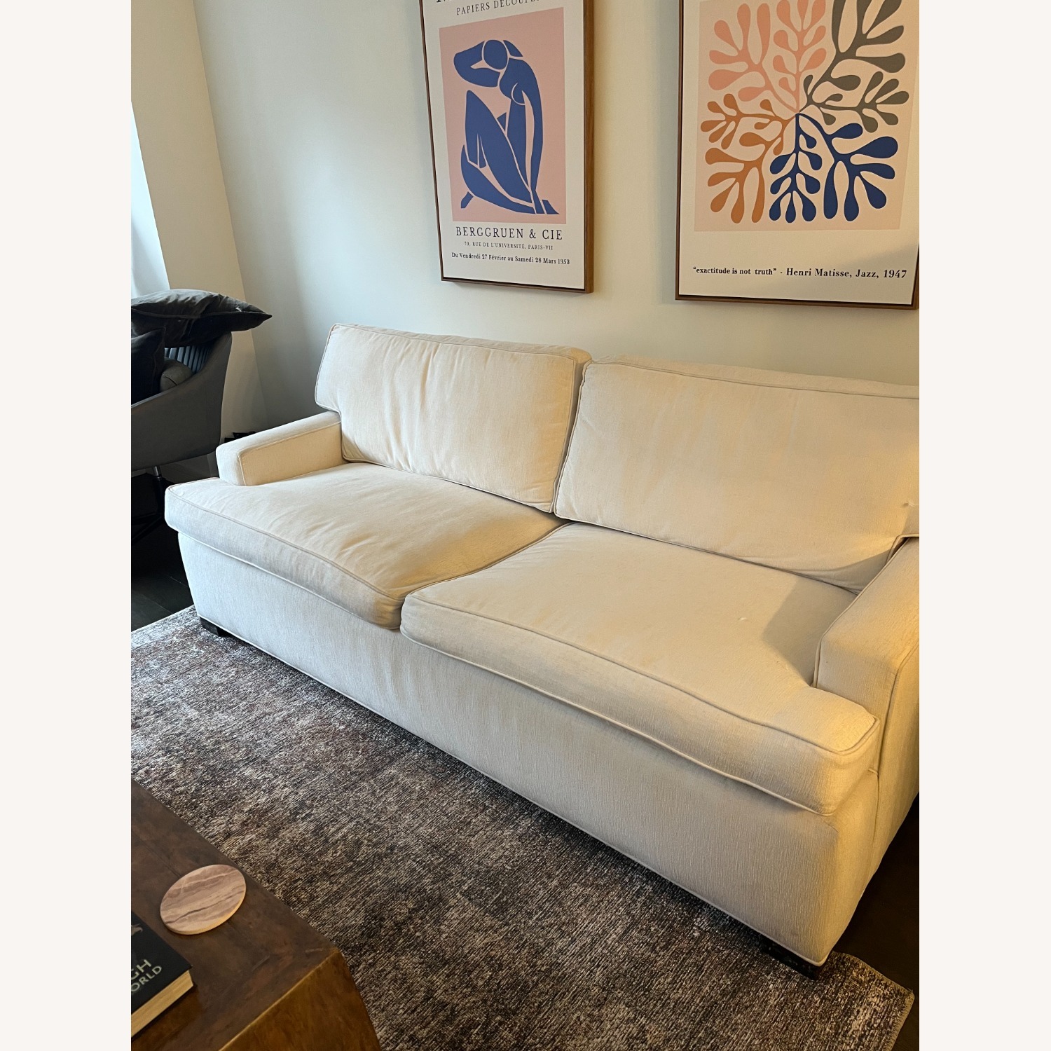 Ivory 2-Seater Pull Out Bed Sofa - image-2