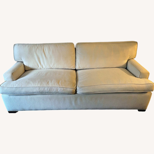 Used Ivory 2-Seater Pull Out Bed Sofa for sale on AptDeco