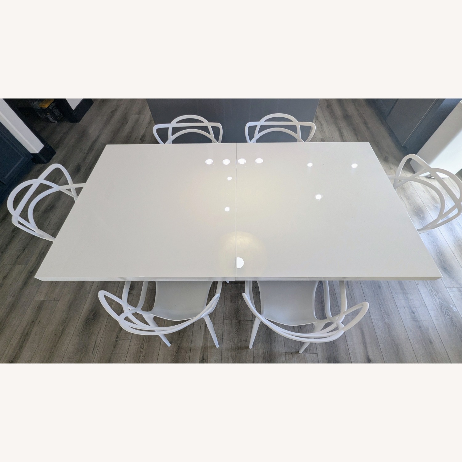 Bella Vita White Dining Set - image-9