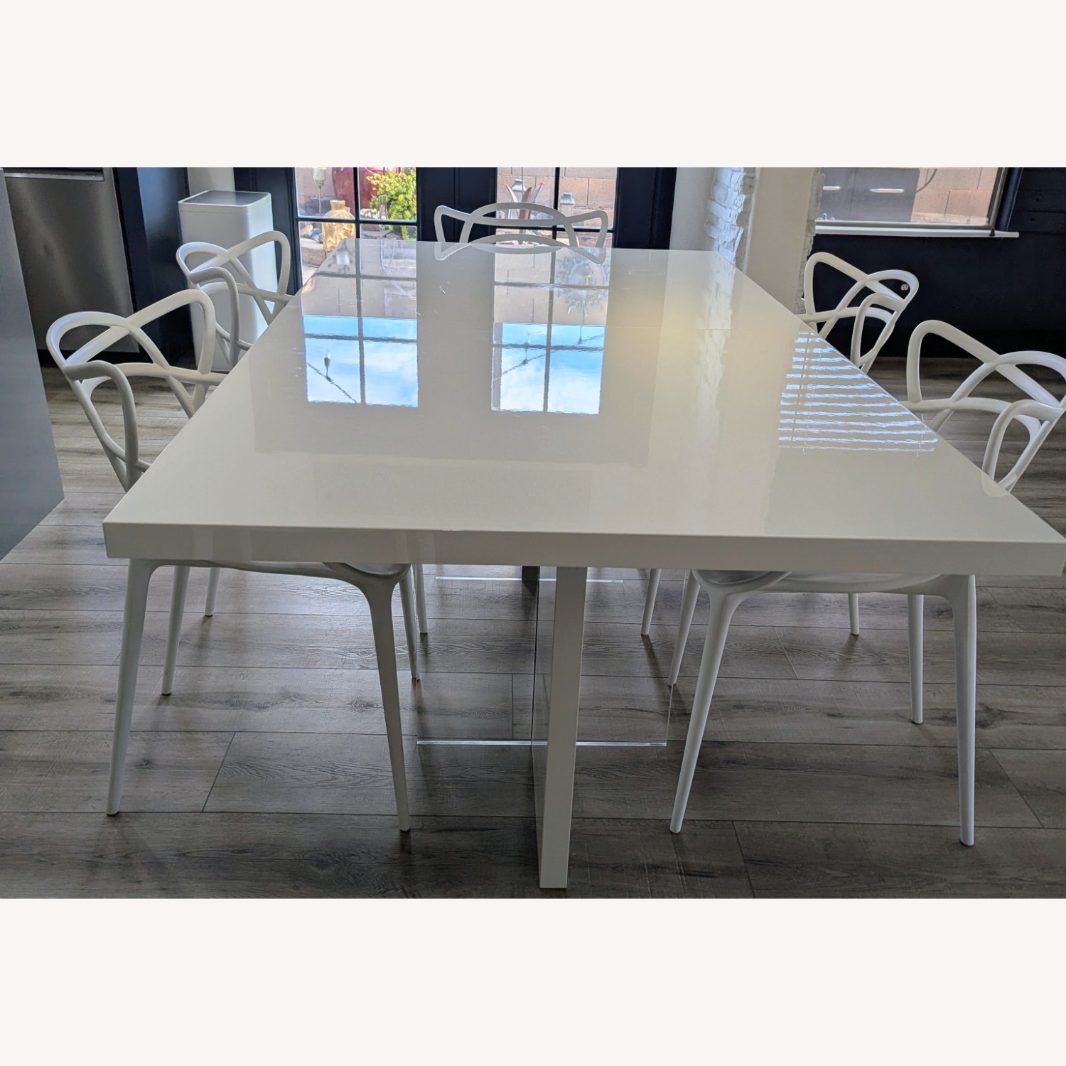 Bella Vita White Dining Set - image-8