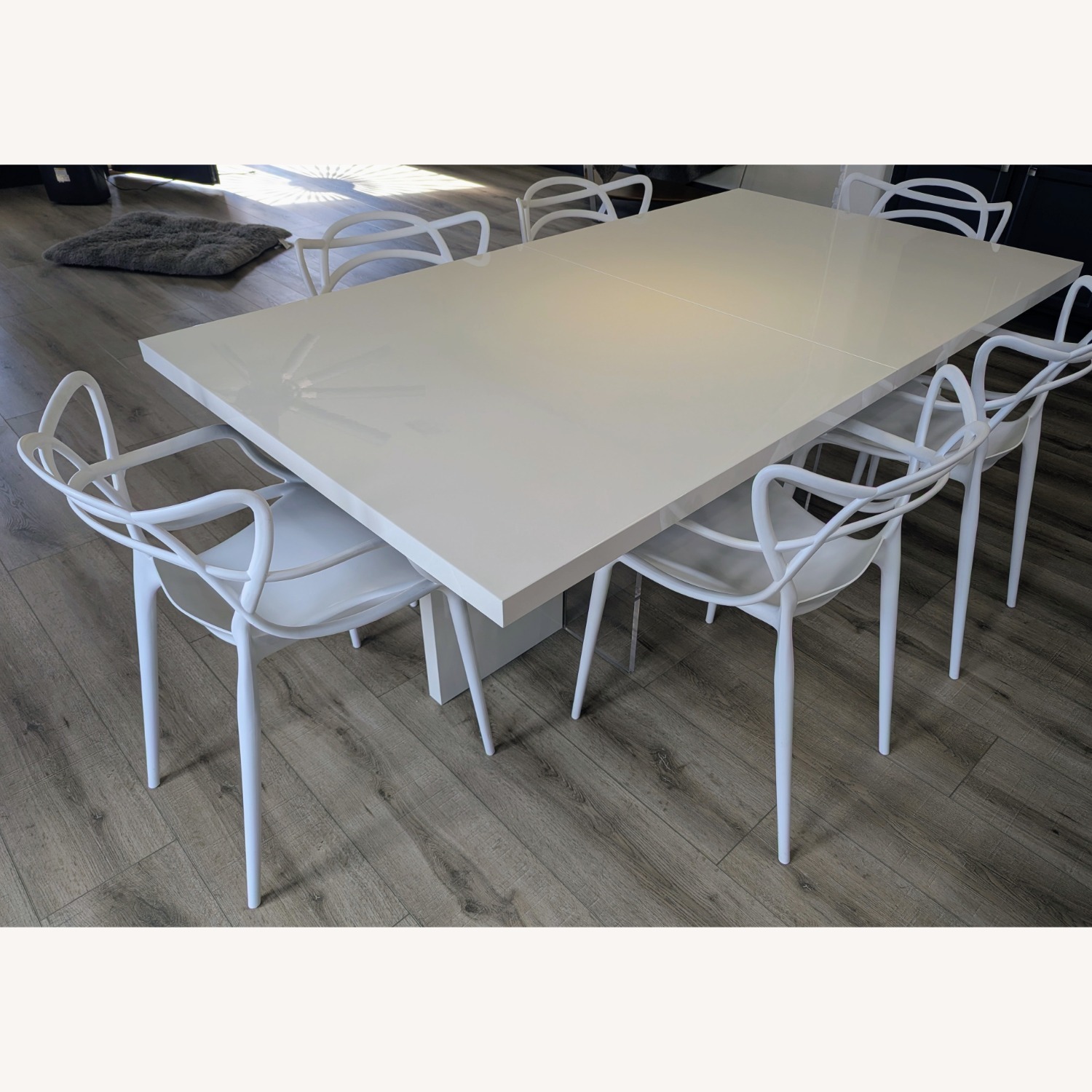Bella Vita White Dining Set - image-1