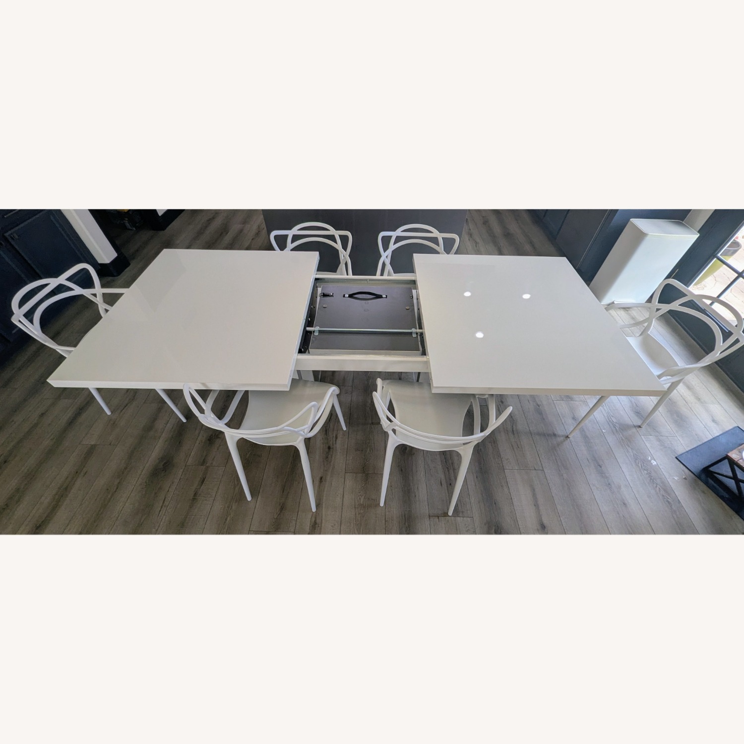 Bella Vita White Dining Set - image-7