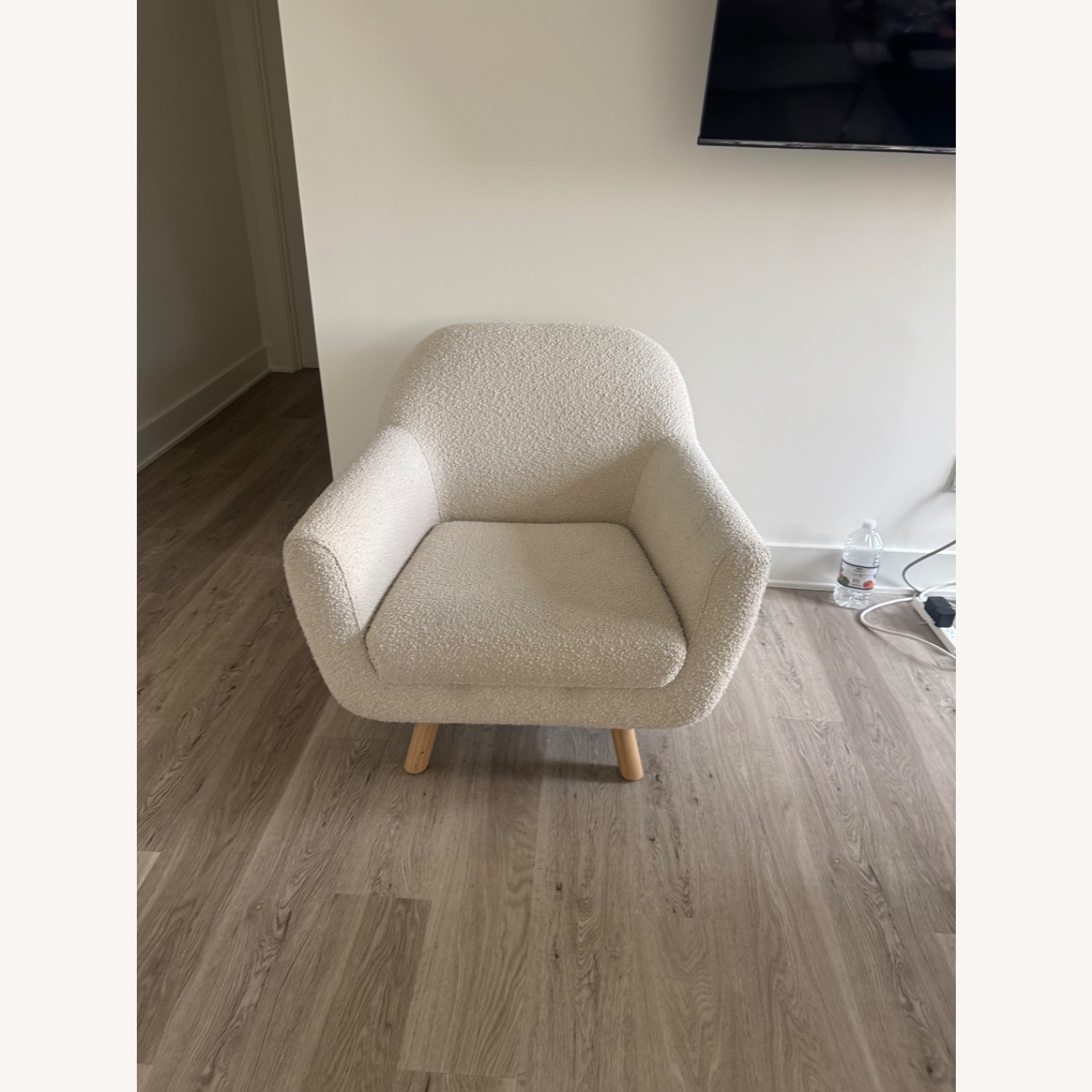 Article Gabriola White Boucle Armchair - image-1