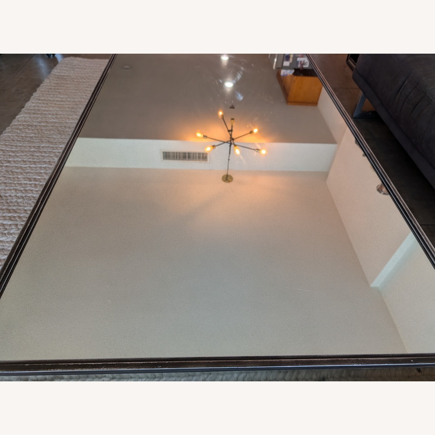Restoration Hardware Strand Mirrored Coffee Table - image-5