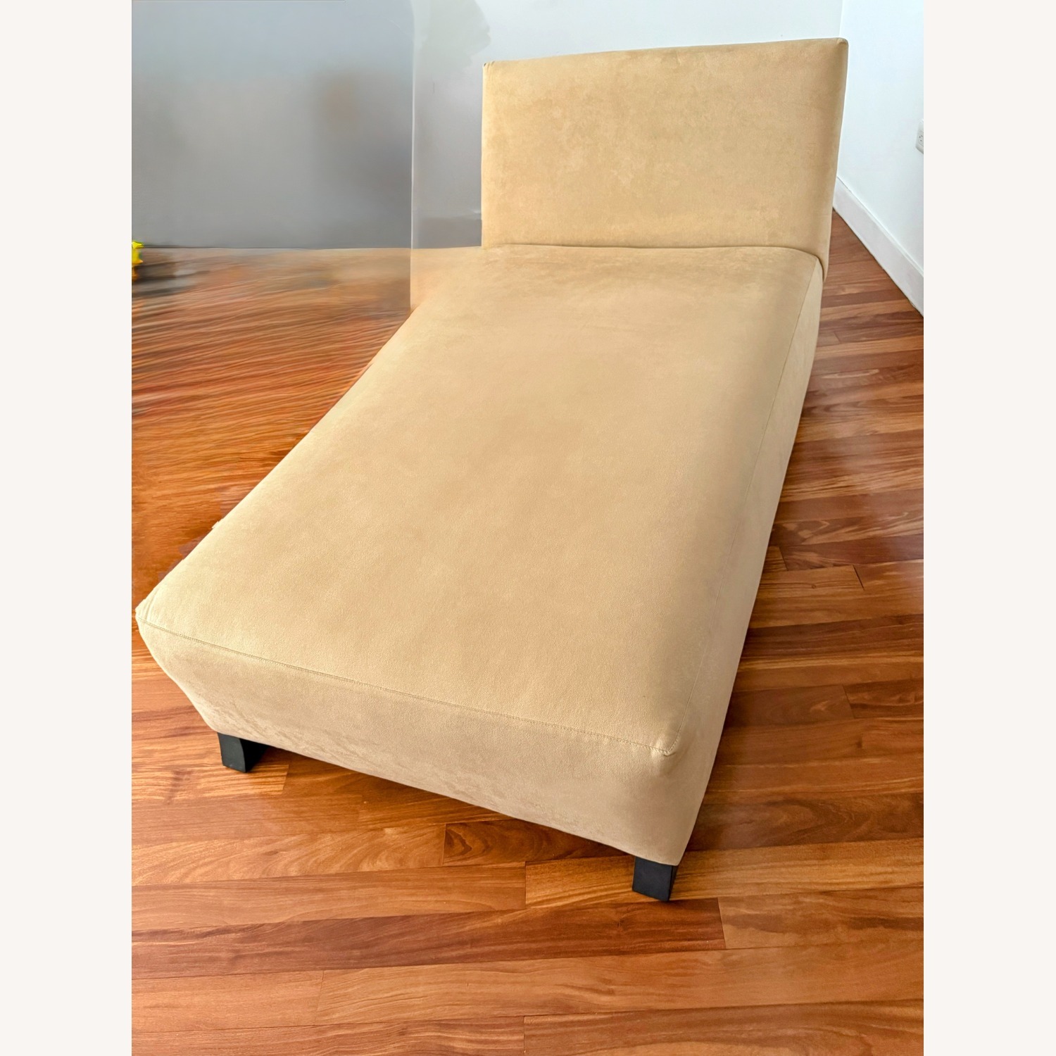 Velvet Chaise Lounge – Fawn Color - image-2